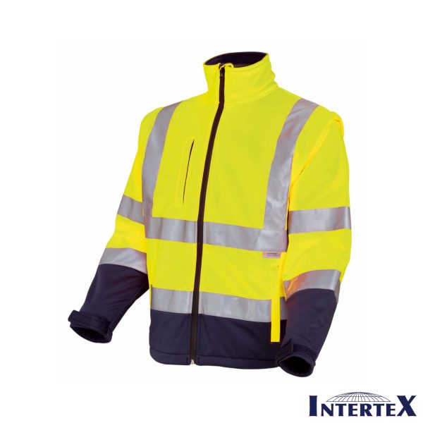 Hi-viz Softshell-Jacke 120 - Wind- und wasserabweisende Warnschutzjacke – Bild 3