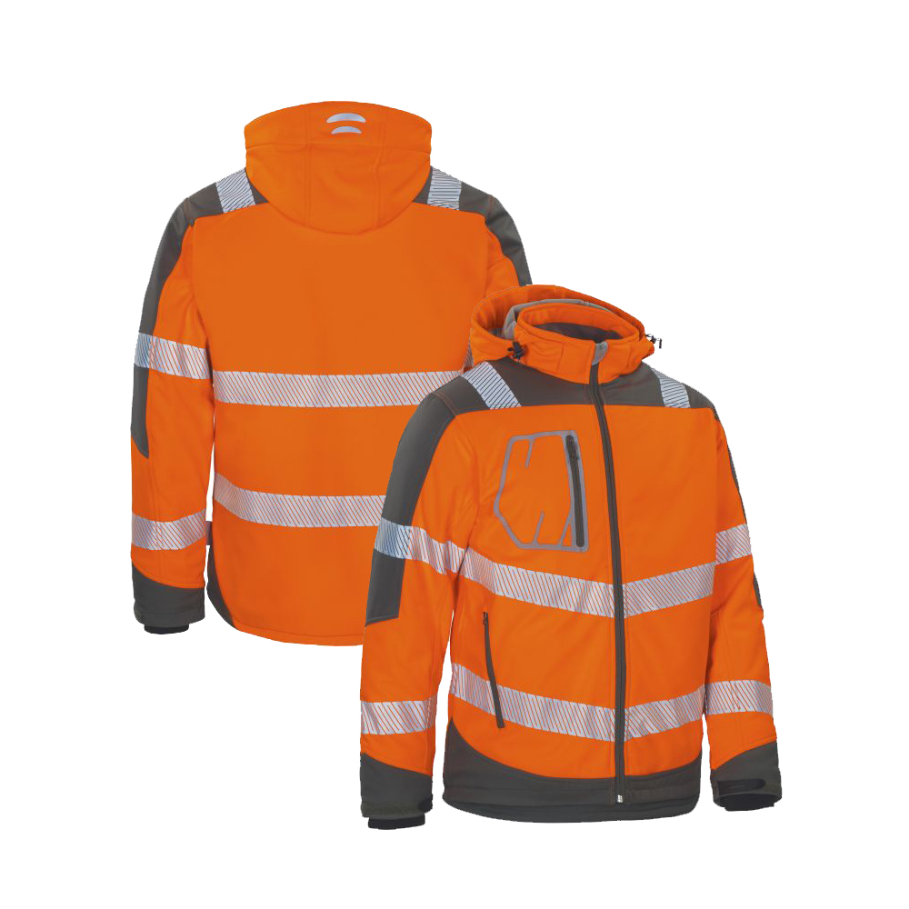 Hi-Viz Winter Softshell-Jacke VW268 – Warnschutz Klasse 3 – Bild 2