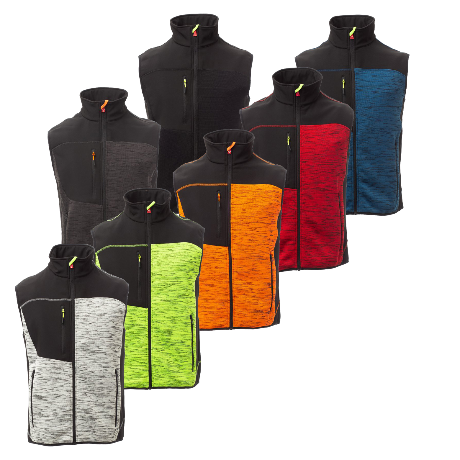 Strick-Softshell Weste TOUR – leichte & funktionale Herrenweste